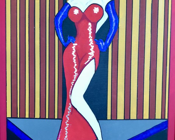 Acrylic on canvas 80 x 100 cm