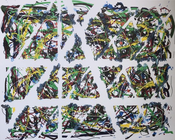 Acrylic on canvas 80 x 100 cm