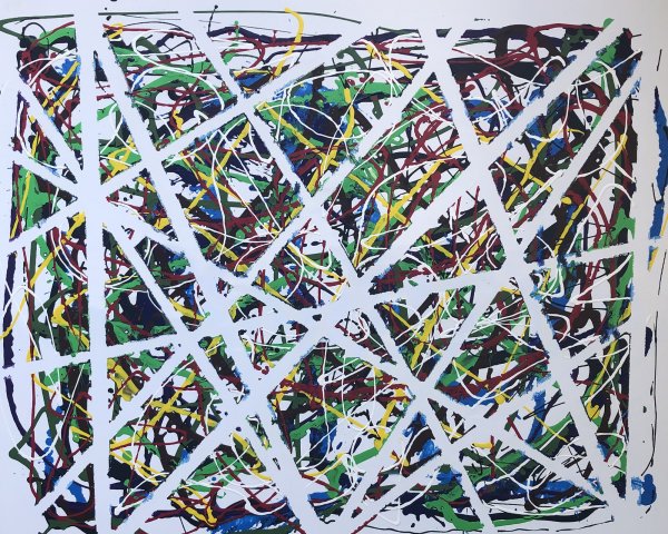 Acrylic on canvas 80 x 100 cm