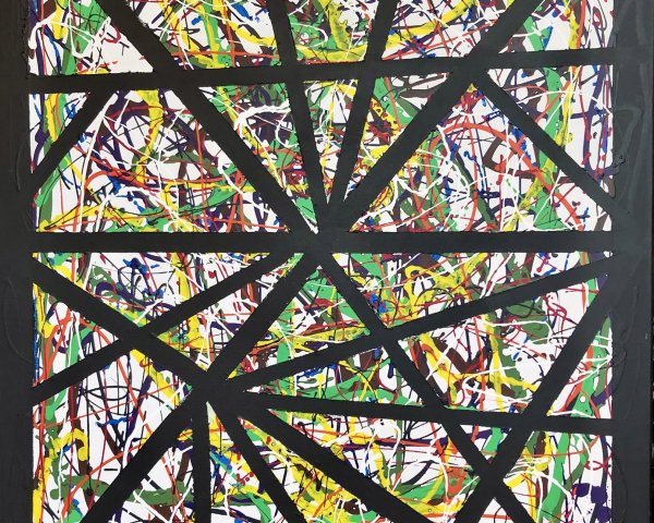 Spiderman meets Jackson Pollock #2