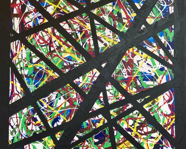 Spiderman meets Jackson Pollock #3